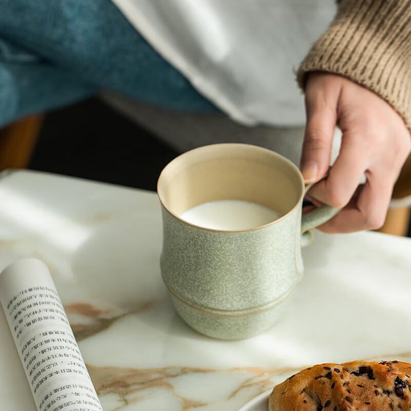 Edenus Spring Bamboo Ceramic Office Tea Cup