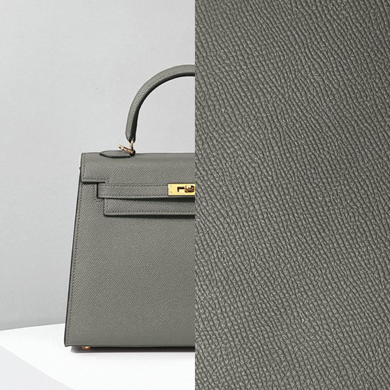 The Second Generation Kelly Bag Palm Pattern Cowhide Shoulder Bag Women's Leather Versatile Commuter Messenger Portable Kelly Bag
