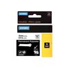 Étiquettes Industrielles - DYMO - Rhino - Polyester Permanent - 19mm x 5.5m - Noir sur Transparent