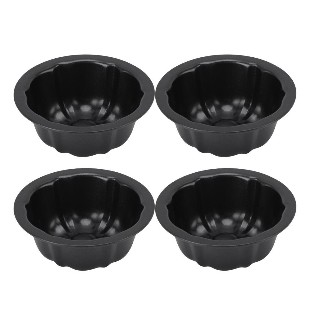 4pcs Chrysanthemum Pumpkin Cake Pans Round Shape Kugelhopf Mold Fluted Baking Cake Pans  Baking