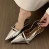 Fashion Pointed Toe Women Sandals Sexy Fashion Shoes Summer Elegant Woman Slippers 2025 Luxury Party Slingback Slides Mujer Zapatillas