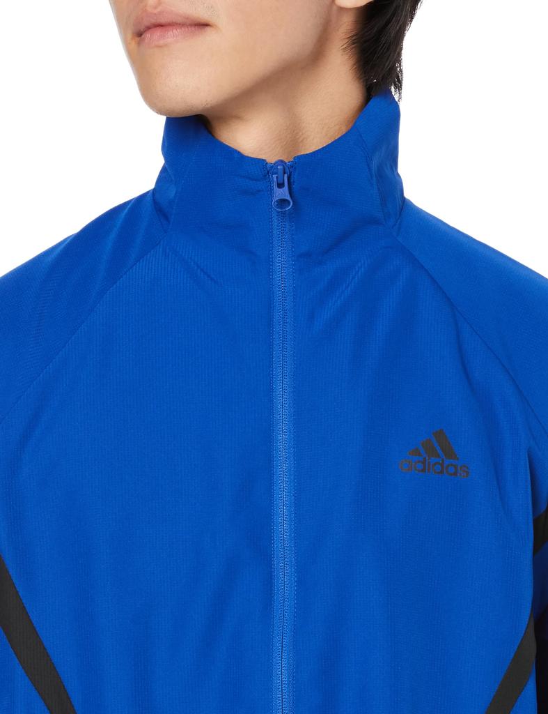 Adidas DUC68 Woven Tracksuit Royal Blue Men's No-Hood Set, Black/Team (IJ6070)