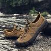 Handmade Genuine Leather Non-Slip Men Casual Shoes Leisure Walk Sneakers Comfort Design Man Hiking Shoe Lace-Up Driving Footwear
