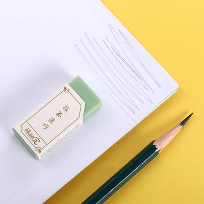 Crumbless Vyrábí Perfektní Zelenou Gumu na Matcha 4B Umělecké Gumy Gumy na Tužky Školní Kancelářské Potřeby