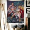 He Man Wall Tapestry Aesthetic Wall Hanging Printed Fabric Blanket Decorative Tapestries for Bedroom Living Room Home Decor