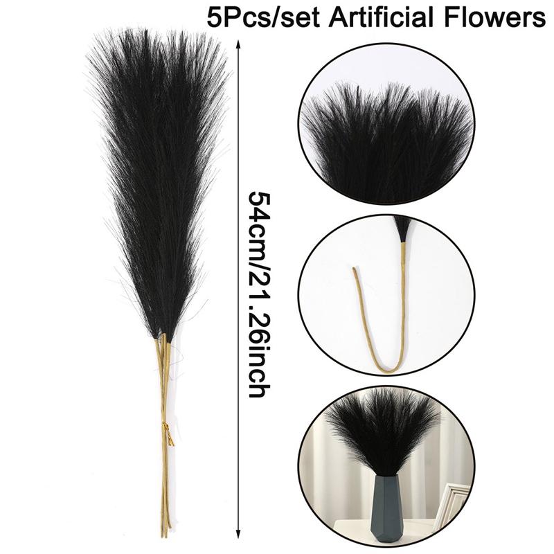 5/15 sztuk Suszone Trawy Pampasowe Bukiet, Boho Dekoracja Stołu, na Wesele, Do Domu, Rustykalne Przyjęcie, Dekoracje Na Baby Shower