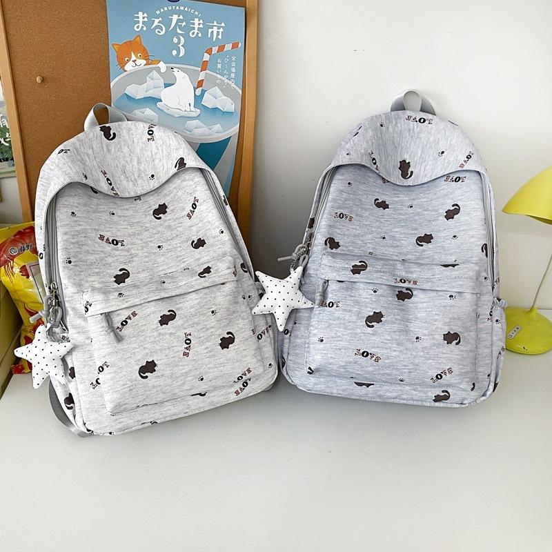 Schoolbag New High-value Japanese Ins Large-capacity Niche Backpack Campus Backpack Going Out Commuting Schoolbag Computer Bag