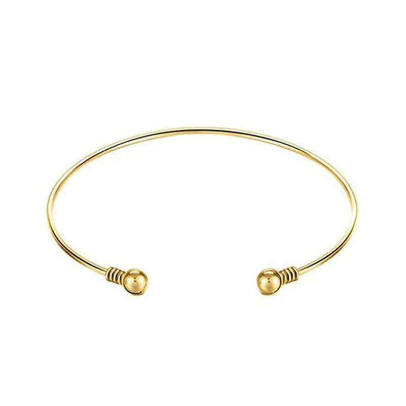 Cross-border Adjustable Metal Armlet Bracelet for Women & Men - Versatile High-end Jewelry Niche Accessory