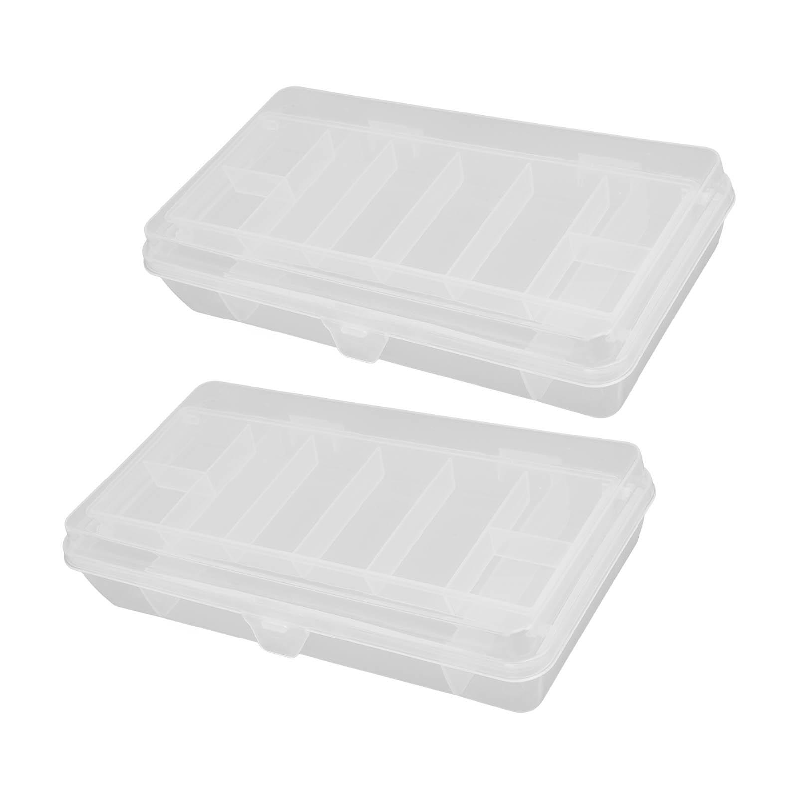 2 Pcs Fishing Lure Bait Box Waterproof Lure Box Fishing Multifunctional Accessory Storage Box