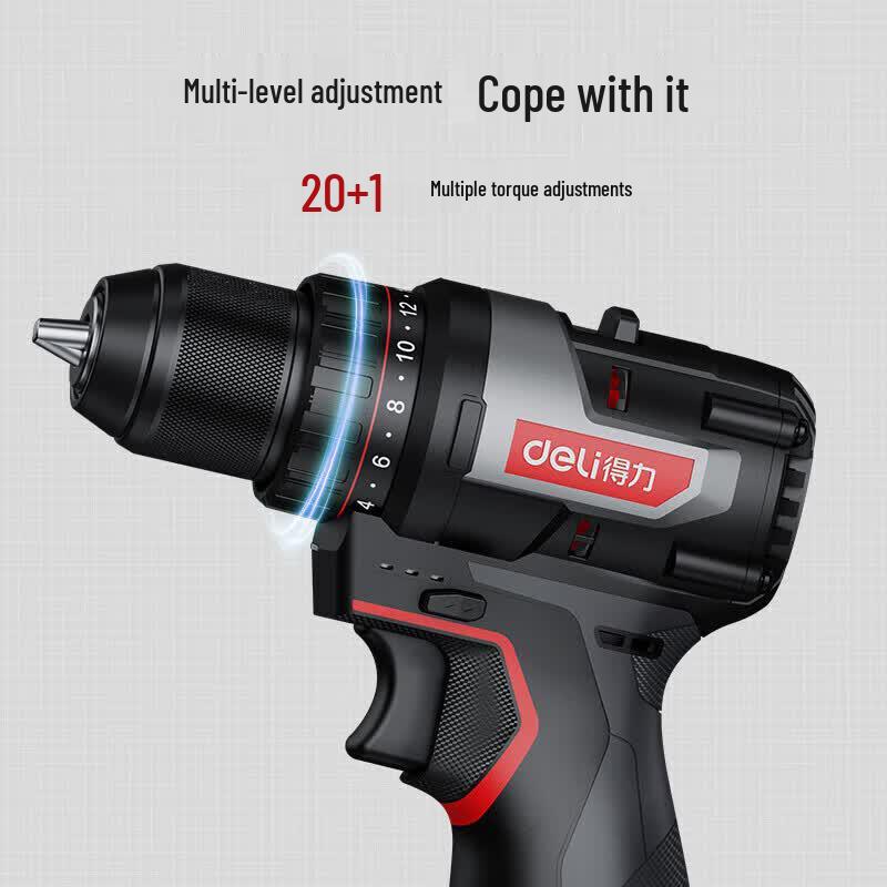 Deli 16V Brushless Cordless Drill CN plug (adapter included)
