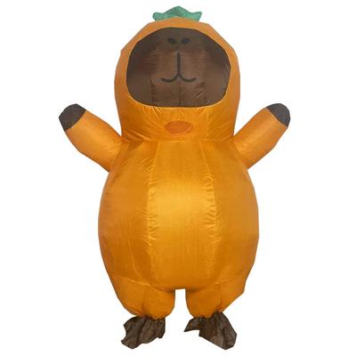 Disfraz Inflable de Caricatura Capibara para Adultos Disfraces de Cosplay Disfraz de Fiesta de Halloween Disfraz de Rendimiento Traje Hinchable