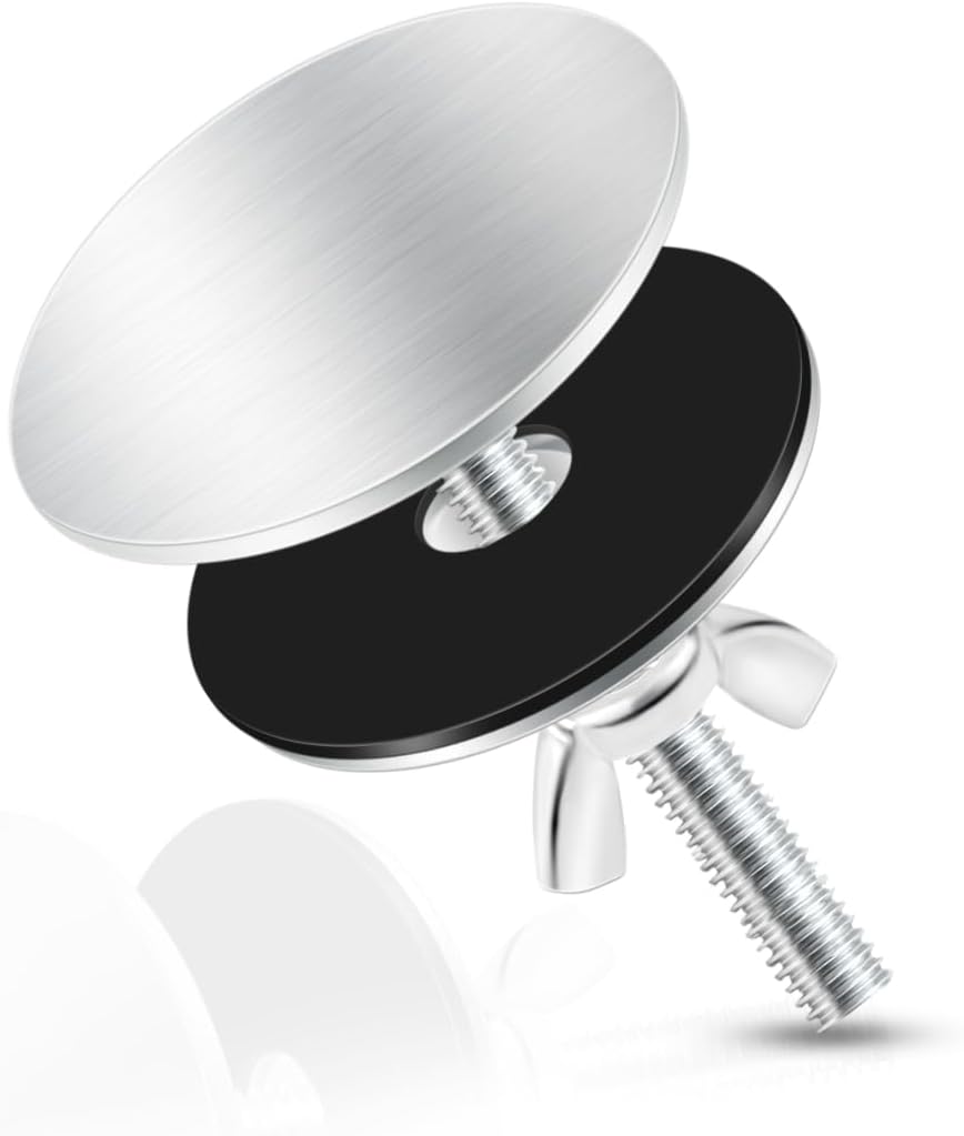 

50mm Kitchen Sink Hole Bathroom Faucet Basin Tap Chrome Plugs for Sink Faucet Holes Bathroom Sink Overflow Ring