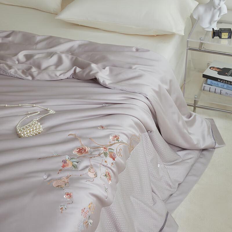 FIRS Tencel Cotton Silk Quilt with Suzhou Embroidery