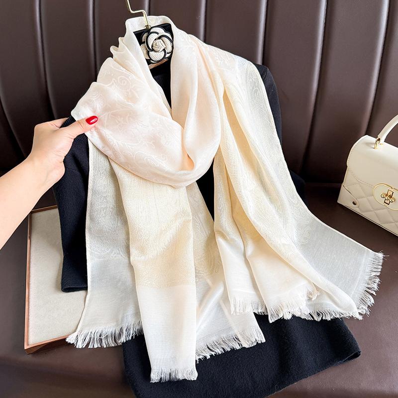 Luxury Brand Autumn Cashmere Pashmina Shawl Lady Wrap Warm Winter Scarves Design Print Female Foulard Tassel Scarves Shawls