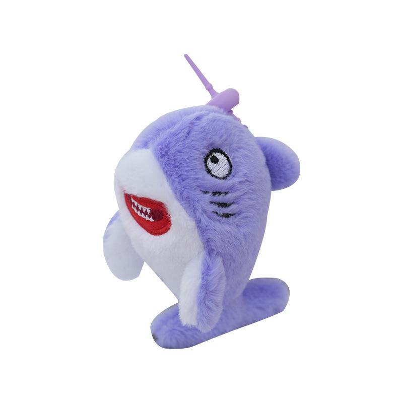 Plush Shark Charming Keychain Ocean Animal Soft Toy Adorable Charm Backpack