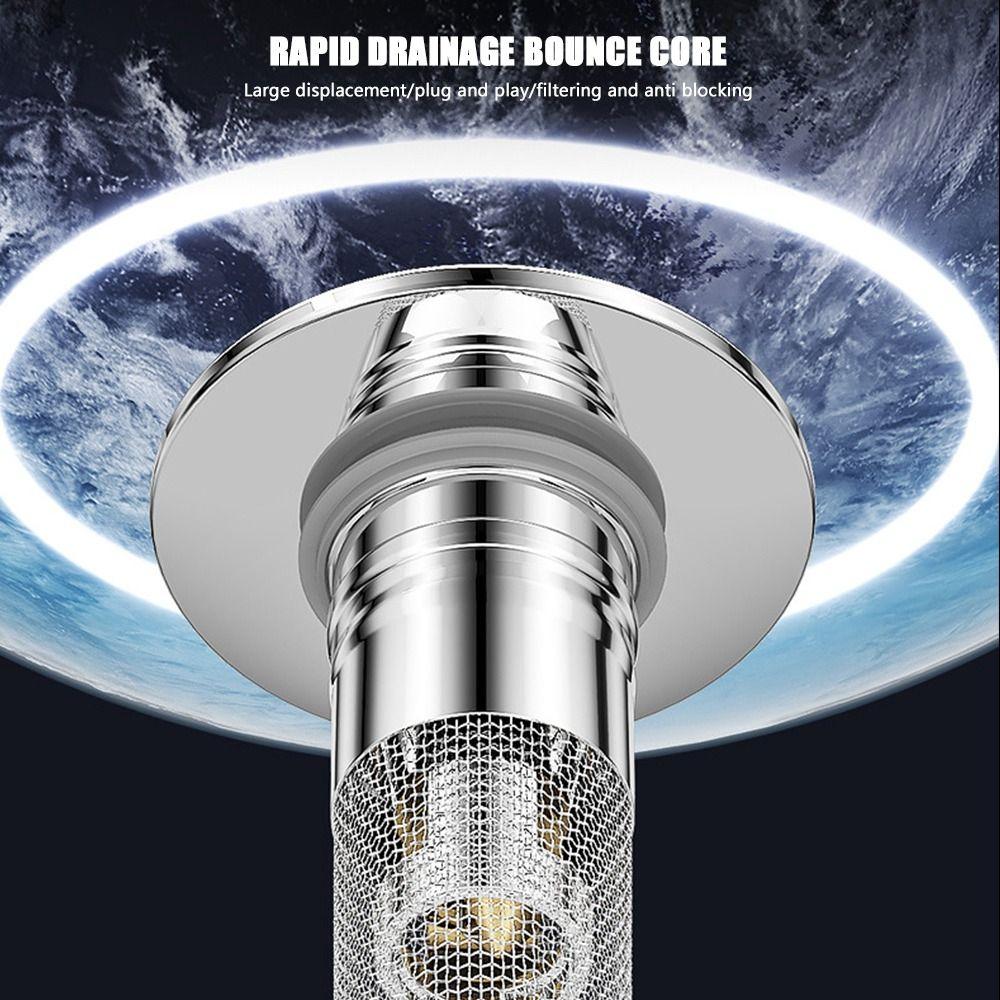 Anti-clog Pop Up Drain Filter Hair Trap Sink Strainer Useful Sealing Cover  Bathroom Accessory