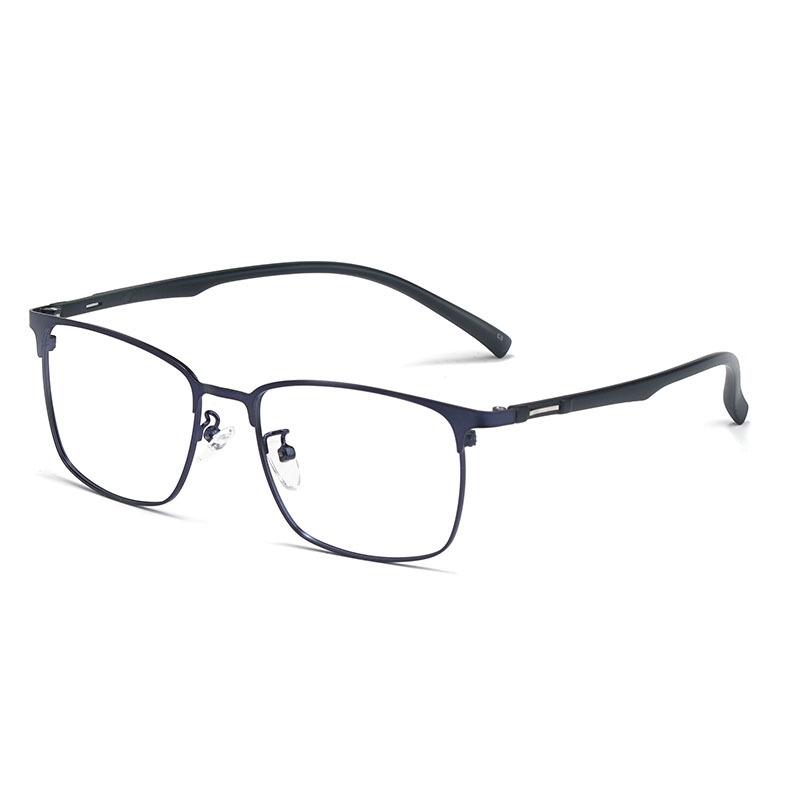 Fashion Men Ultralight Business Retro Alloy Full Frame Glasses Square Glasses Frame Optical Prescription Glasses Frame