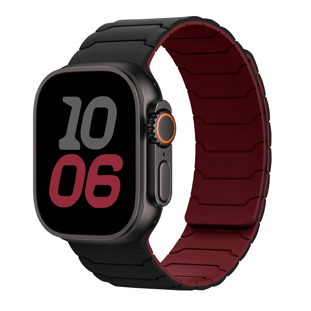 Cinturino Per Apple Watch Band ultra 2 3 49mm 44mm 40mm 41mm 46mm 45mm Magnetico Silicone correas Braccialetto IWatch Serie 11 9 8 SE 10