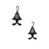 Lustiger Golfballhalter Golfzubehör Schwarz 3D-gedruckter Golfschlägerhalter Sportgeschenk für Golfer Männer