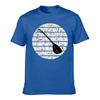 Unisexs Cotton Tshirt With Retro Lute Print Casual Crew Neck Short Sleeve Tee Vintage Music Instruunisext Graphic Top For Daily We