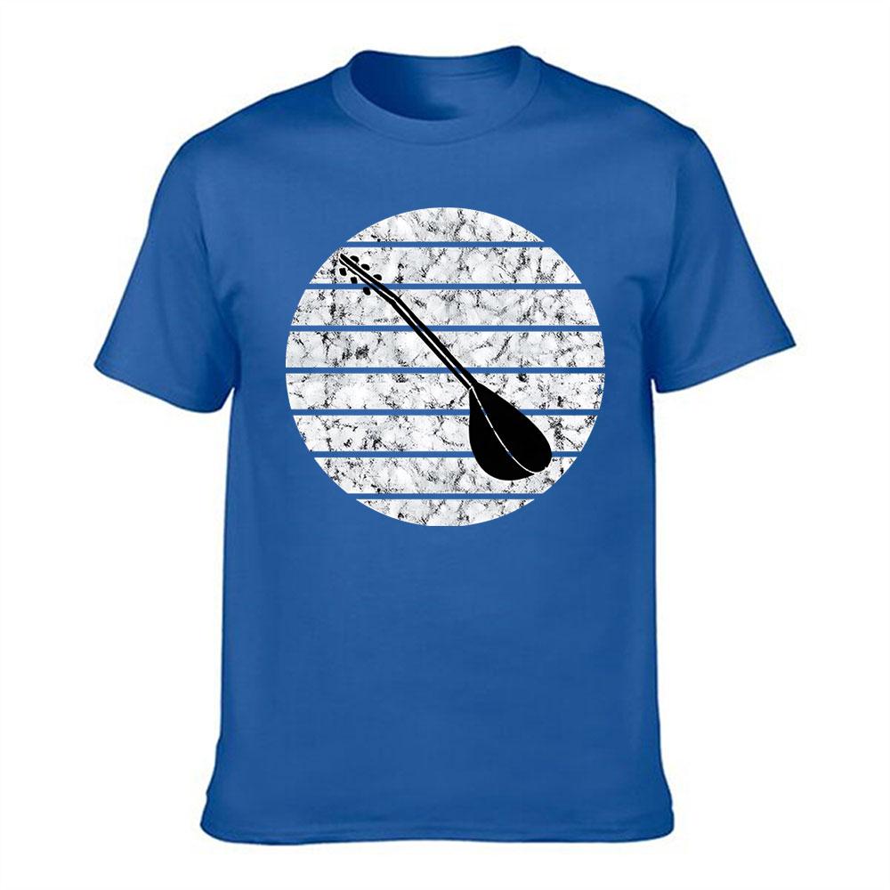 Unisexs Cotton Tshirt With Retro Lute Print Casual Crew Neck Short Sleeve Tee Vintage Music Instruunisext Graphic Top For Daily We
