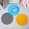 3Pcs Rubber Jar Opener,Round Large Jar Opener Gripper Pad Kitchen Non-Slip Coasters for Weak Hands,6.7x6.7Inch(Gray,Blue,Orange)