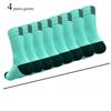 4 Pairs Cycling Socks Running Quick Dry Medium Cylinder Male And Women Sports Fitness In The Tube Solid Color