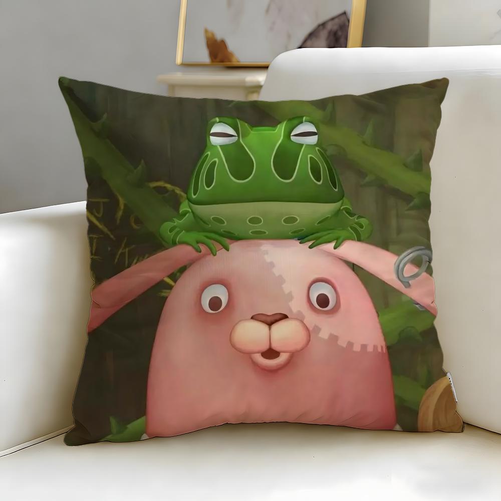classic cartoon Usavich Cushion Cover Soft & Easy-Wash Pillow Case – Versatile for Couch, Bed, Travel and Office