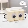 Lovely Tissue Dispenser Collection Unique Paper Storage Box Paper Box with Eyes Adorned Convenient Paper Dispenser
