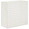 Air Conditioner Cover White 110 X 50 X 105 Cm Steel