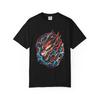 Abyss Koi Dragon Neon T-shirt Graphic Printed Graphic T Shirts Short Sleeve Ropa Hombre