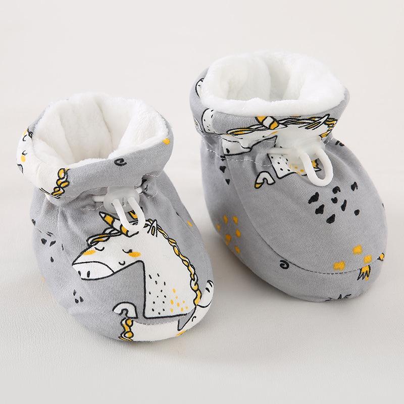 Winter Infant and Toddler Cotton Pre-Walking Soft Sole Shoes
