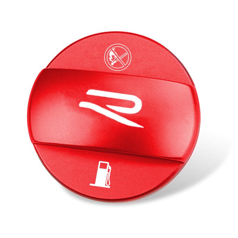 Car Fuel Cap Aluminum Alloy Oil Box Lid Petrol Tank Cover Tire Valve For VW GTI Polo Golf MK6 Passat Tiguan T-ROC Arteon Jetta.