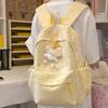 Schoolbag Korean Version Ins Cute Cartoon Backpack for Girls, Large Capacity and Light Weight, Student Schoolbag, Sweet and Versatile Backpack.