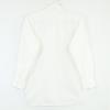 Prada P421E S201 White Cotton Triangle Logo Back Long Oxford Button-Down Shirt Tops 36 whiteUsed