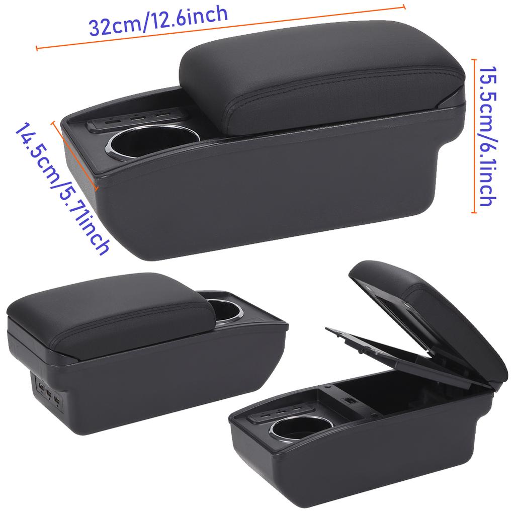 For Renault Clio 4 Armrest Box For Renault Captur Clio 3 III IV Car Armrest Auto Storage Box Dedicated Interior Car Accessories