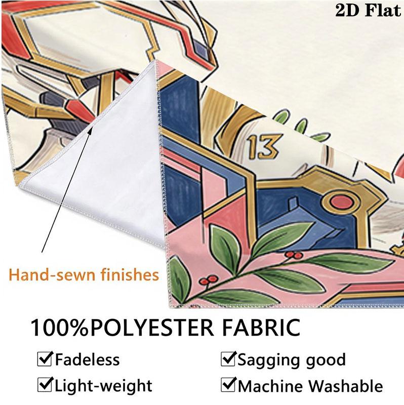 Franxx Wall Tapestry Aesthetic Wall Hanging Printed Fabric Blanket Decorative Tapestries For Bedroom Living Room Home Decor
