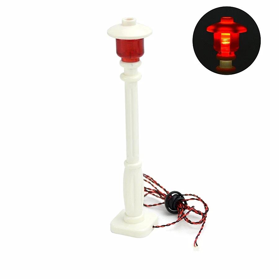 0.8mm Pin RGB LED Wire Building Blocks DIY Street Lamp City Electric Night View City House Decorate Toy Brick Compatible Leduo