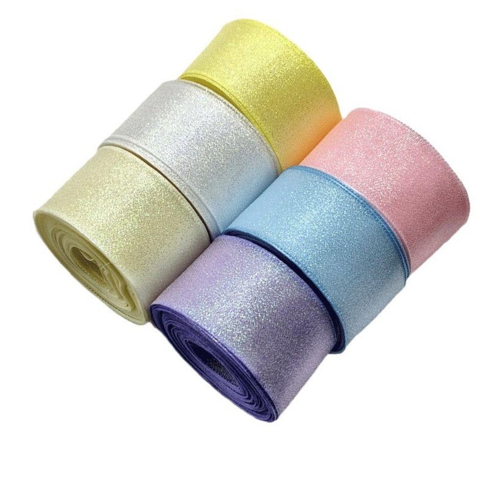 Langlebiges 40mm 10 Yards Fischschwanz Organza Band Bastel Schleife Polyester Seiden Satin Bänder DIY Geschenkverpackung zur Dekoration von Hochzeiten