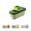 Vegetable Slicer with Container Stainless Steel Multifunctional Kitchen Prep Tool Easy To Clean