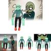 Adorable Salad Fingers Plush Toy Soft Short Plush Doll With Pp Cotton Filling