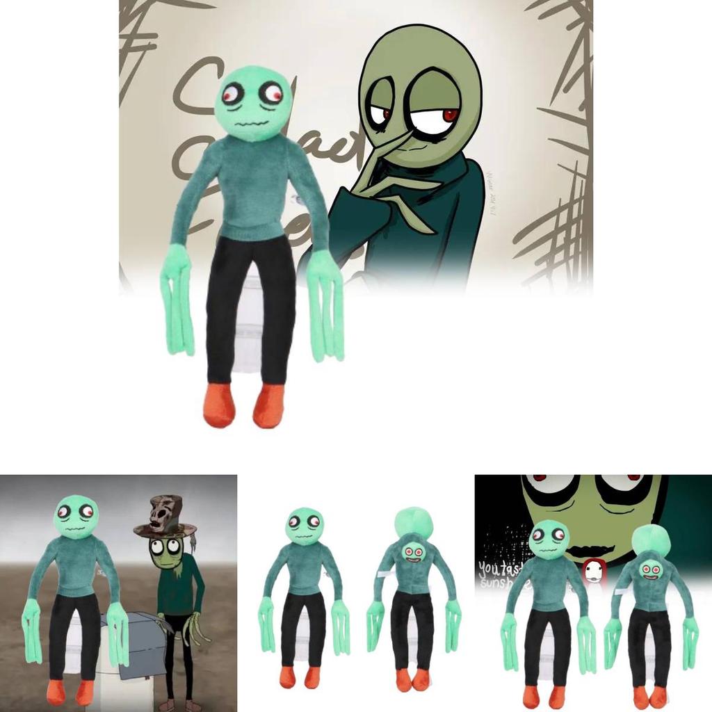 Adorable Salad Fingers Plush Toy Soft Short Plush Doll With Pp Cotton Filling