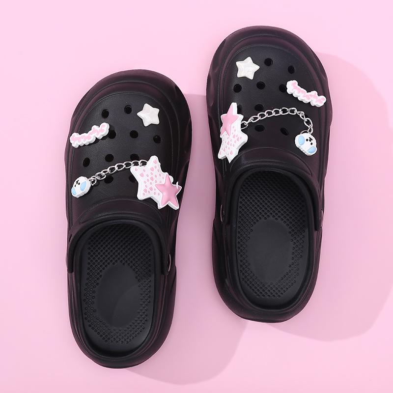 Women's Thick-Soled Height-Enhancing Sandals: Cute, Non-Slip, Breathable, Deodorizing Summer Slippers