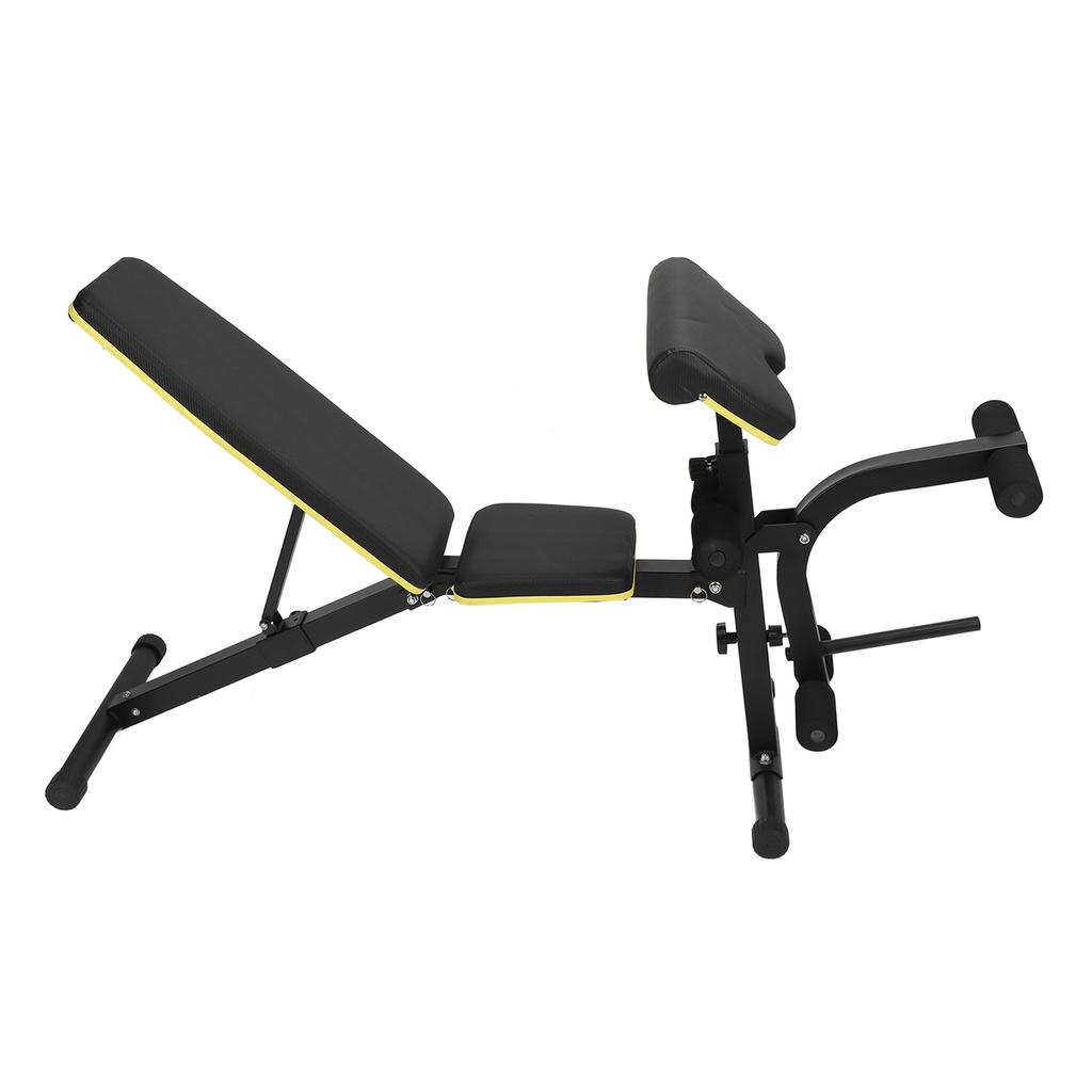 Multifunction Workout Bench Foldable Soft PU Adjust Back Cushion Strength Training Chair