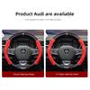 2026 Hot For Renault Hub Caps Car Steering Wheel Cover Breathable Anti-slip Accessories For Renault Clio Koleos Megane QM6 Kadja