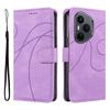 For Honor 400 Pro 5G (Global) Wallet Case Leather Phone Cover Stand with Curved Line Design