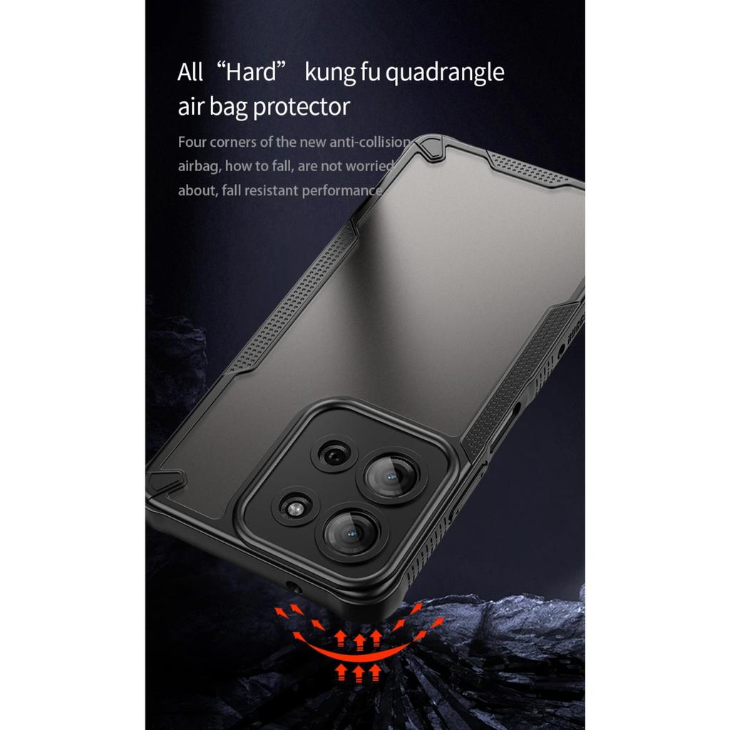 Shockproof Four Corner Anti Drop Lens Protective Cover Suitable for Motorola Moto G75