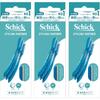 Schick Face & Eyebrow Disposable Razor (3 Razors X 3 Packs) - Men's Shaving Razor [Bulk Purchase]