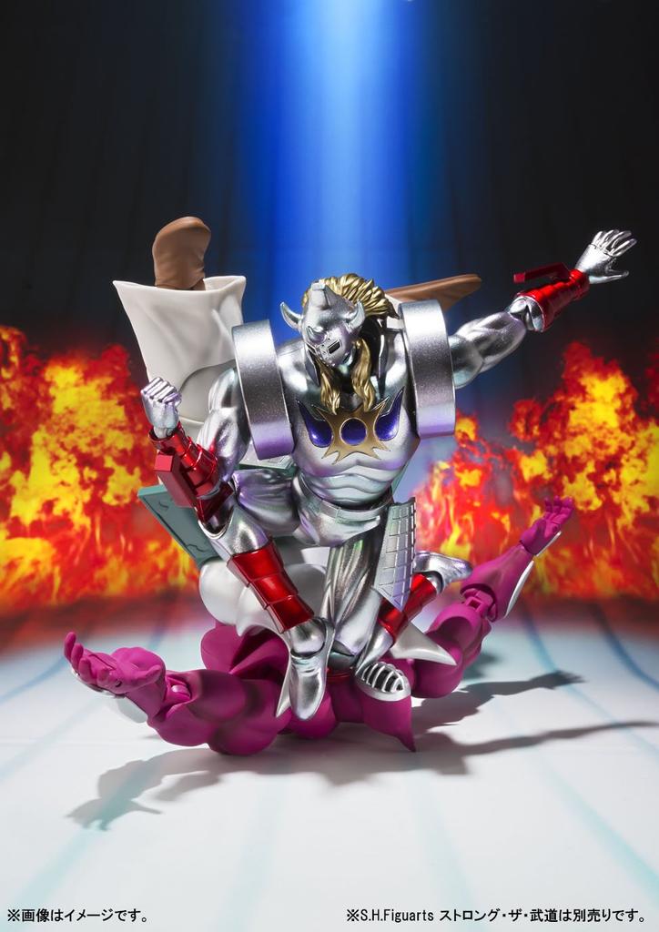 TAMASHII NATIONS Kinnikuman Demon Shogun ORIGINÁLNÍ BAREVNÁ EDICE přibližně 170 mm malovaná pohyblivá figurka SHFiguarts ABS a PVC