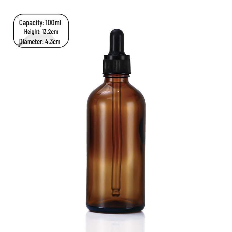 Brown Glass Dropper Bottle for Essential Oils - Multiple Sizes Available
